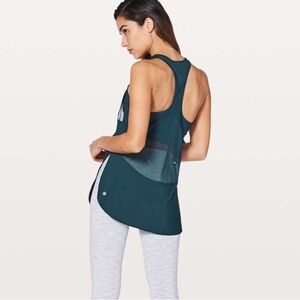 Lululemon Twist Around Tank Top Jaded 8